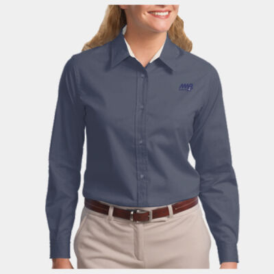 Ladies Long Sleeve Easy Care Shirt Thumbnail