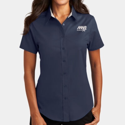 Ladies Short Sleeve Easy Care Shirt Thumbnail